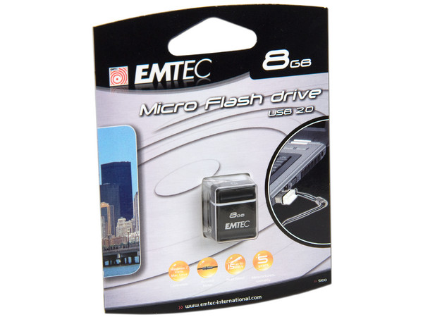 Unidad Flash USB 2.0 Emtec S100 de 8GB