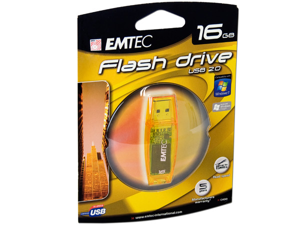 Unidad Flash USB 2.0 Emtec C400 de 16GB