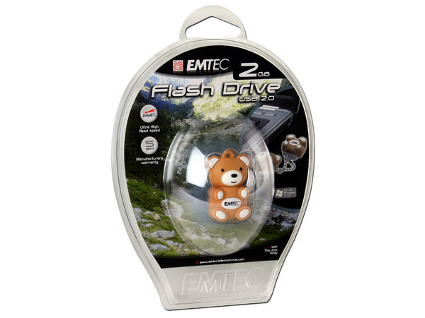 Unidad Flash USB 2.0 Emtec M310 Osito de 2GB