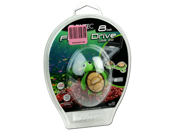 Unidad Flash USB 2.0 Emtec M316 Tortuga de 8GB