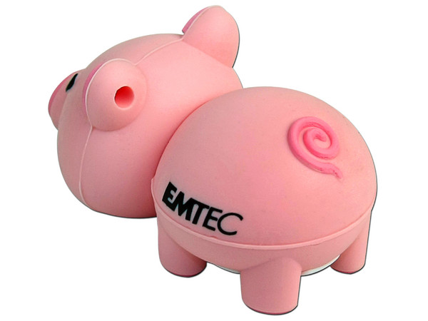 Unidad Flash USB 2.0 Emtec M319 Puerquito de 2GB