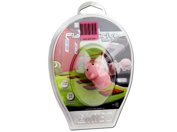 Unidad Flash USB 2.0 Emtec M319 Puerquito de 8GB