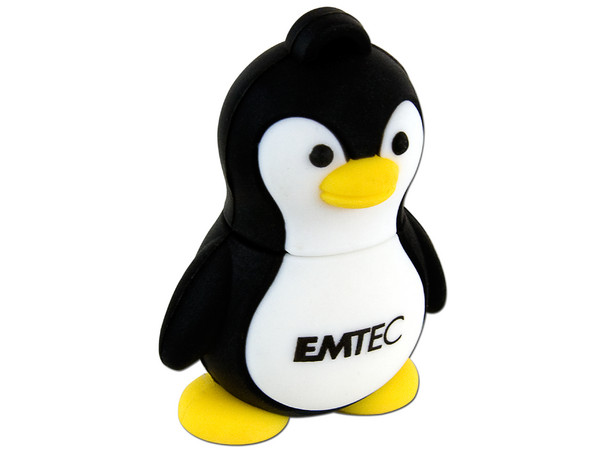 Unidad Flash USB 2.0 Emtec M314 Pingüino de 2GB