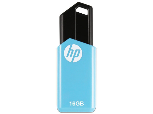 Unidad Flash USB 2.0 HP V150W  de 16GB, Color Azul.