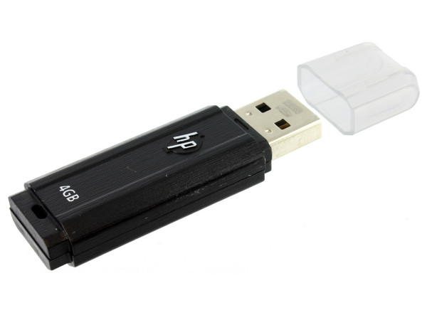 Unidad Flash USB 2.0 Hp v125w de 4GB.