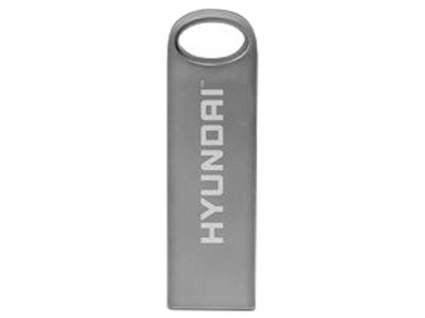 Unidad Flash USB 2.0 Hyundai Bravo de 32GB, Color plata.