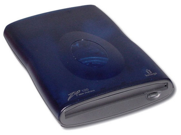 Unidad Iomega ZIP de 100MB. Interfase USB, Externo (No requiere alimentacion de energía)