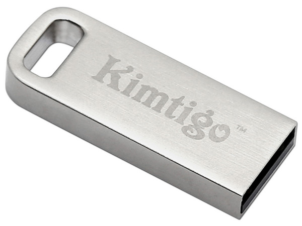 Unidad Flash USB 2.0 Kimtigo KTH-202 de 8GB. Color Plata.