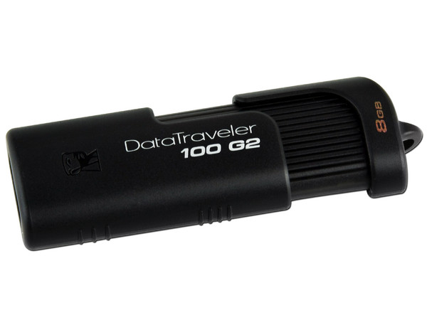 Unidad Flash USB 2.0 Kingston DataTraveler 100 G2 de 8GB.