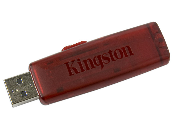 Unidad Flash USB 2.0 Kingston DataTraveler 100 de 1GB. Color Roja