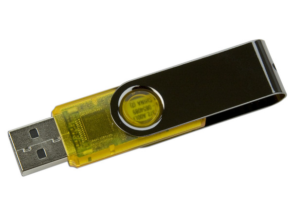 Unidad Flash USB 2.0 Kingston DataTraveler 101 de 4GB. Color Amarillo