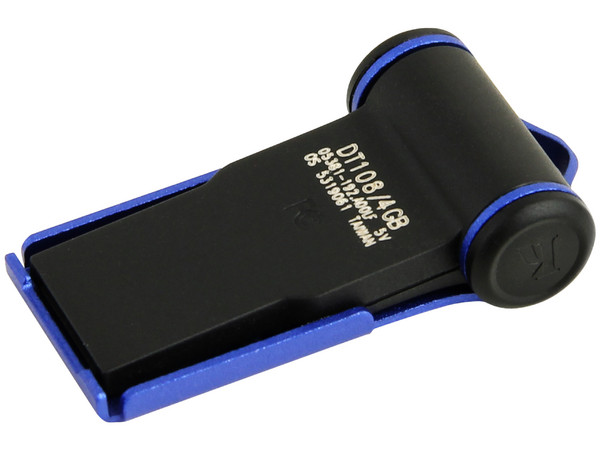 Unidad Flash USB 2.0 Kingston DataTraveler 108 de 4GB. Color Azul