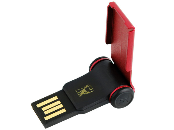 Unidad Flash USB 2.0 Kingston DataTraveler 108 de 8GB. Color Roja
