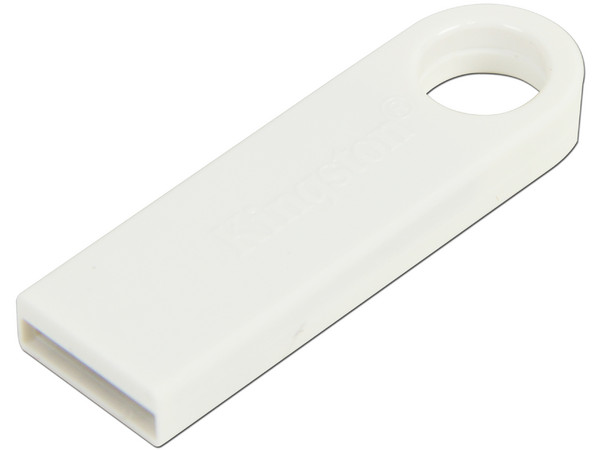 Unidad Flash USB 2.0 Kingston DataTraveler 109 de 8GB. Color Blanca