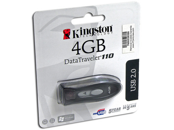 Unidad Flash USB 2.0 Kingston DataTraveler 110 de 4GB