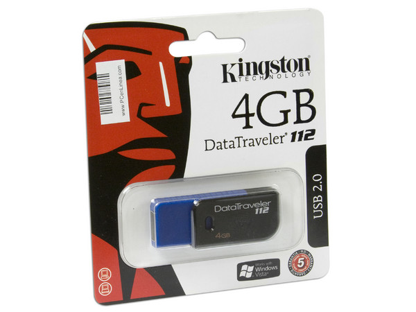 Unidad Flash USB 2.0 Kingston DataTraveler 112 de 4GB