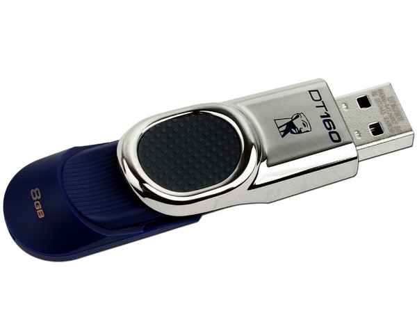 Unidad Flash USB 2.0 Kingston DataTraveler 160 de 8GB