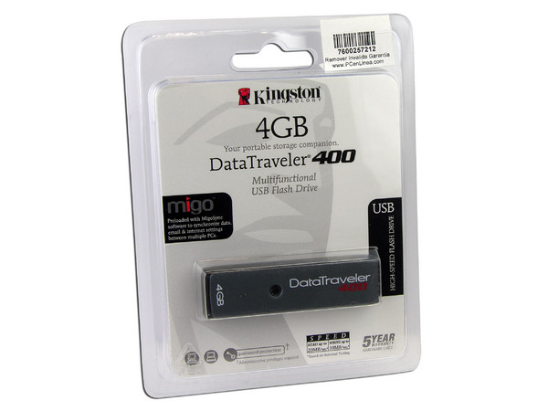 Unidad Flash USB 2.0 Kingston DataTraveler 400 de 4GB