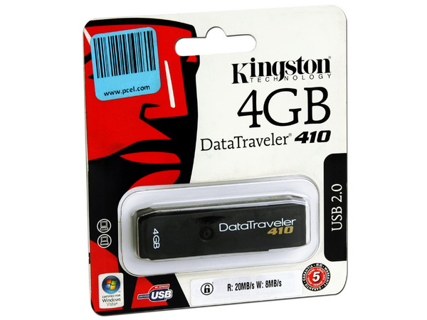 Unidad Flash USB 2.0 Kingston DataTraveler 410 de 4GB