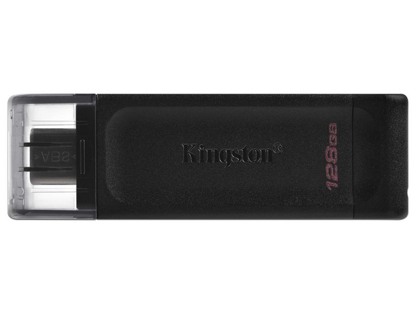 Unidad Flash USB USB-C Kingston DataTraveler 70 de 128GB. Color Negro.