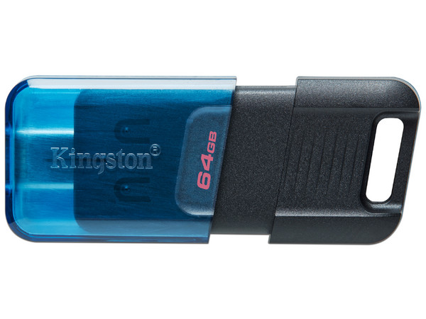 Unidad Flash USB USB-C 3.2 Kingston DataTraveler 80M de 64 GB.