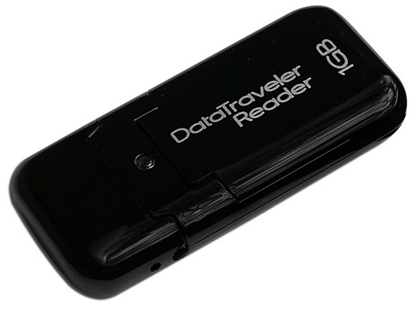 Unidad Flash USB 2.0 Kingston DataTraveler Reader de 1 GB. Lee SD, SDHC, MMC y MMCplus