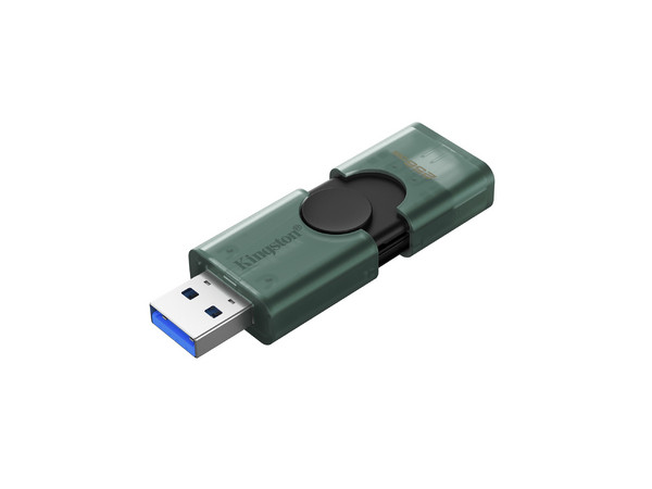 Memoria Flash Kingston DataTraveler Duo, 256GB, Dual USB-A/USB-C, Color Verde.