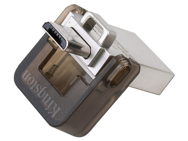 Unidad Flash USB 2.0/microUSB Kingston DataTraveler microDuo OTG de 16 GB.