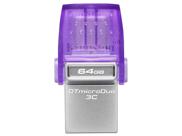 Unidad Flash USB 3.0/USB-C Kingston DataTraveler microDuo 3C de 64GB.