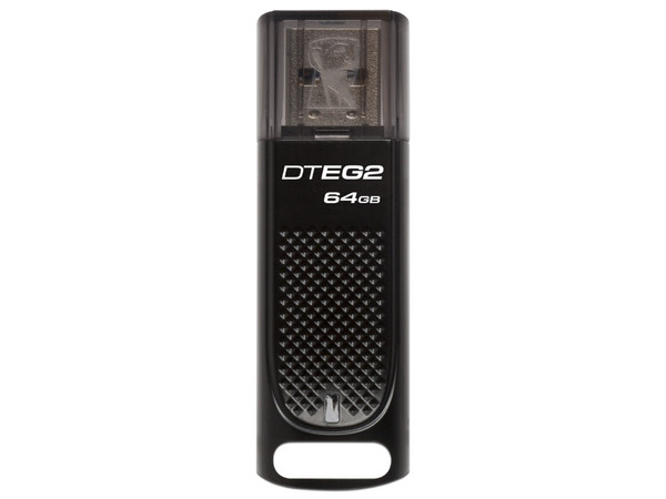 Unidad Flash USB 3.0 Kingston DataTraveler Elite G2 de 64 GB. Color Negro.