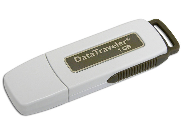 Unidad Flash USB 2.0 Kingston DataTraveler de 1 GB. Velocidad de 3/6MBps (Escribe/Lee)