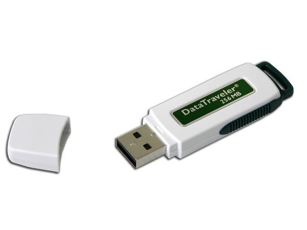 Unidad Flash USB 2.0 Kingston DataTraveler de 256 Mb. Velocidad de 3/6MBps (Escribe/Lee)