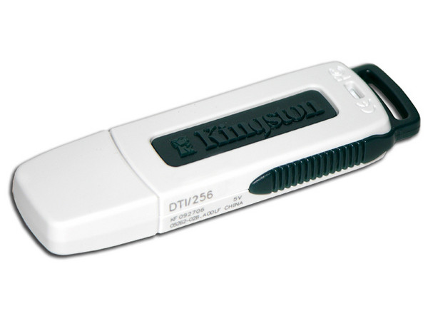 Unidad Flash USB 2.0 Kingston DataTraveler de 256 Mb. Velocidad de 3/6MBps (Escribe/Lee)