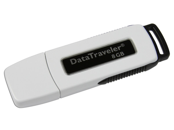 Unidad Flash USB 2.0 Kingston DataTraveler de 8 GB.