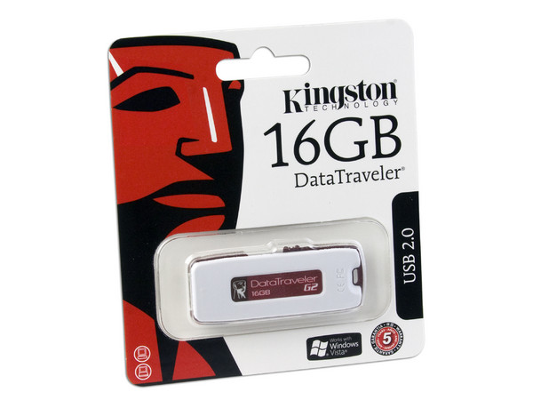 Unidad Flash USB 2.0 Kingston DataTraveler G2 de 16GB