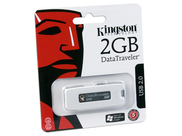 Unidad Flash USB 2.0 Kingston DataTraveler G2 de 2GB