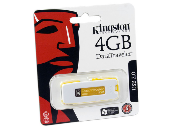 Unidad Flash USB 2.0 Kingston DataTraveler G2 de 4GB