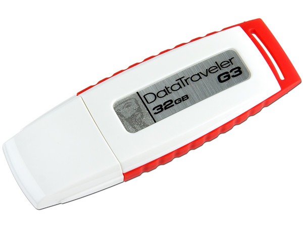 Unidad Flash USB 2.0 Kingston DataTraveler G3 de 32 GB.