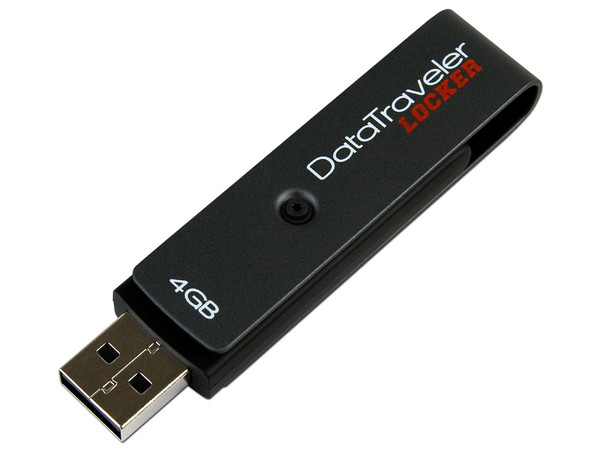 Kingston 4GB USB 2.0 Hi-Speed DataTraveler Locker w/Encryption