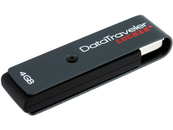 Unidad Flash USB 2.0 Kingston DataTraveler Locker+ de 4GB.