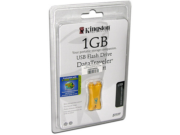 Unidad Flash USB 2.0 Kingston DataTraveler Mini Fun con Juegos. 1 GB