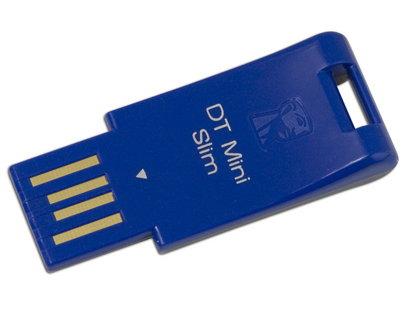Unidad Flash USB 2.0 Kingston Data Traveler MiniSlim de 2 GB. Azul