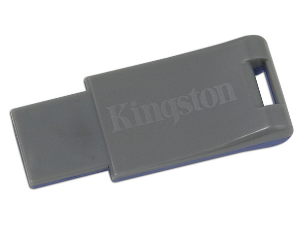 Unidad Flash USB 2.0 Kingston Data Traveler MiniSlim de 4 GB. Color Azul