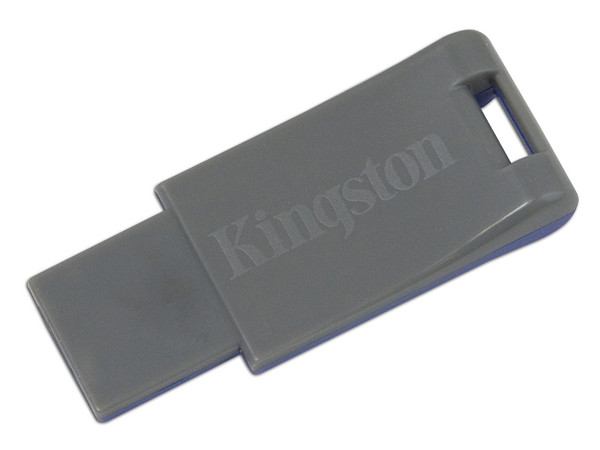 Unidad Flash USB 2.0 Kingston Data Traveler MiniSlim de 8 GB. Color Azul