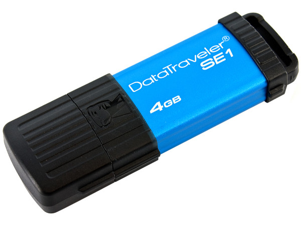 Unidad Flash USB 2.0 Kingston DataTraveler SE1 de 4GB. Color azul 