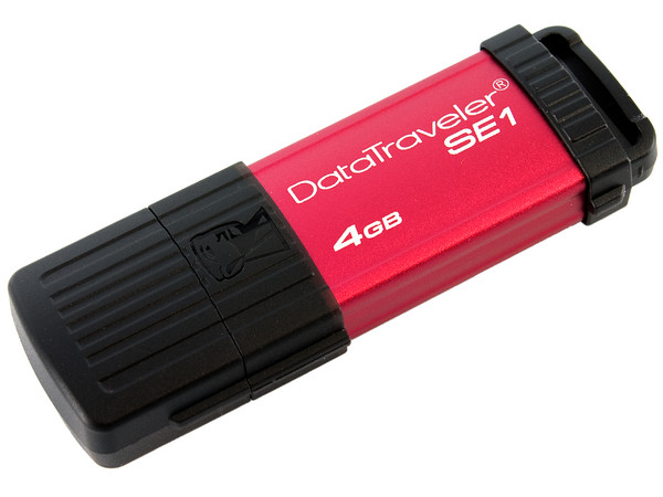 Unidad Flash USB 2.0 Kingston DataTraveler SE1 de 4GB. Color roja