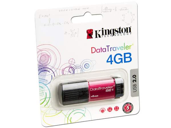Unidad Flash USB 2.0 Kingston DataTraveler SE1 de 4GB. Color roja