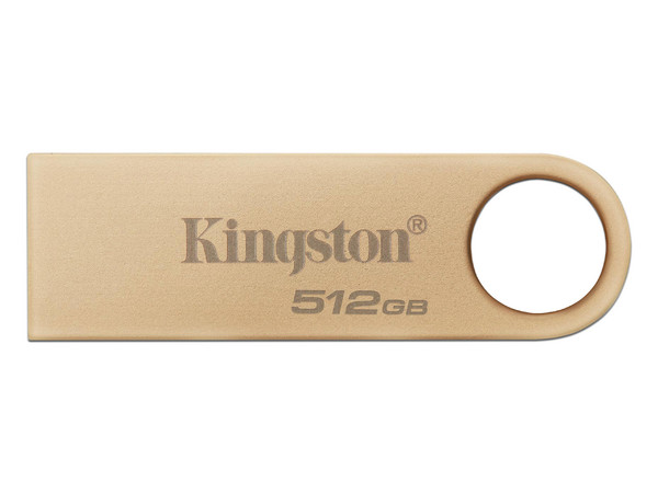 Unidad Flash USB 3.2 Kingston DataTraveler SE9 G3 de 512GB, Color Dorado.