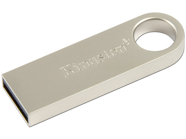 Unidad Flash USB 2.0 Kingston DataTraveler SE9 con Elegante y Moderno Diseño de Metal de 8GB.