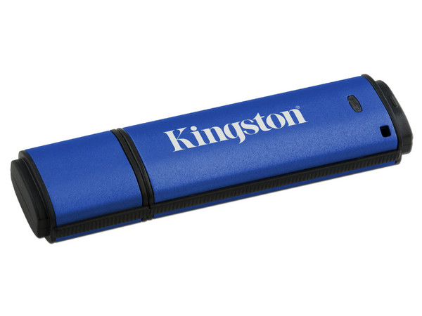Unidad Flash USB 3.0 Kingston DataTraveler VAULT Privacy Edition de 32GB. Color Azul.